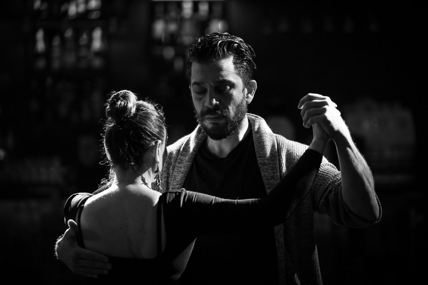 Levent Salih Güleç tango dansı sırasında